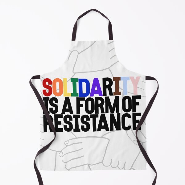 Item preview, Solidarity is a form of resistance Rainbow designed and sold by e-kamil-lopez.