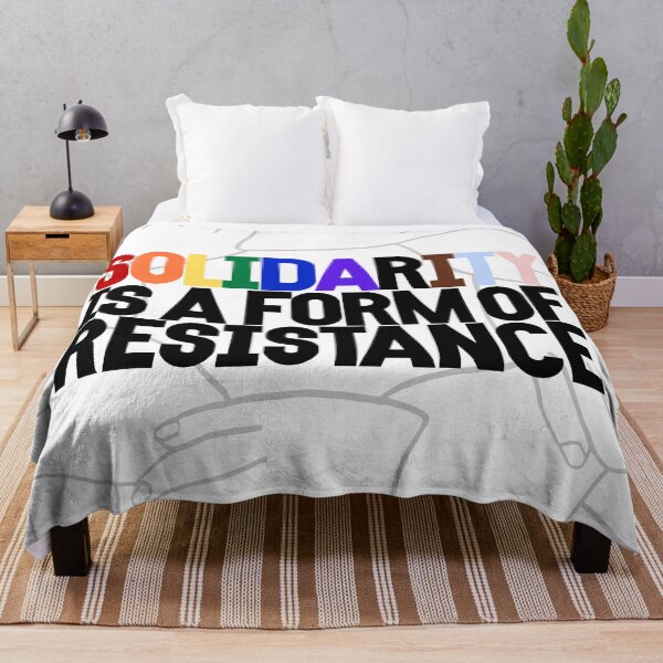 Item preview, Solidarity is a form of resistance Rainbow designed and sold by e-kamil-lopez.