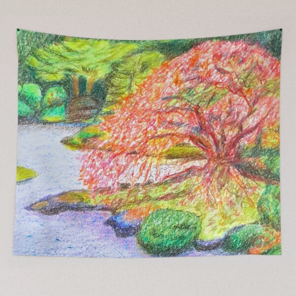 Item preview, Zen. Japanese garden.  designed and sold by Tereza Pilar  Art.