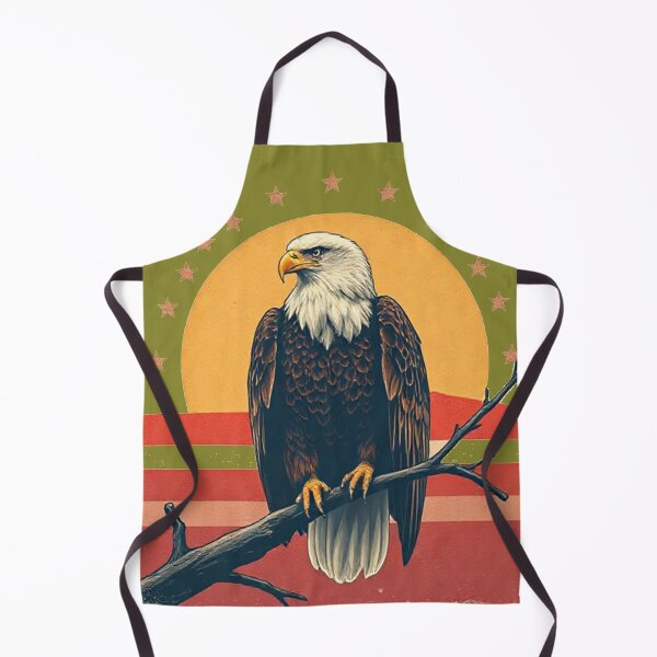Item preview, Vintage Bald Eagle Patriotic Art | Stars and Stripes Design designed and sold by Wizdem Artworkz.