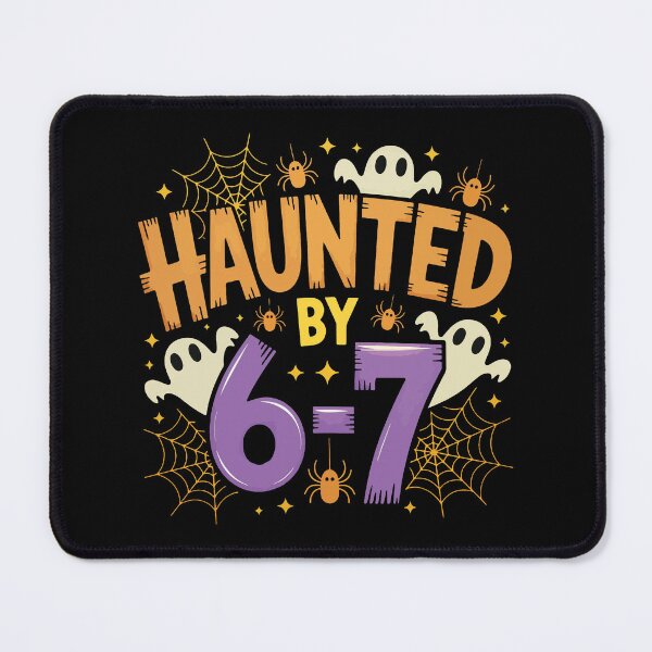Item preview, Haunted By 6 7 Funny Meme Retro Halloween designed and sold by modoodles357.