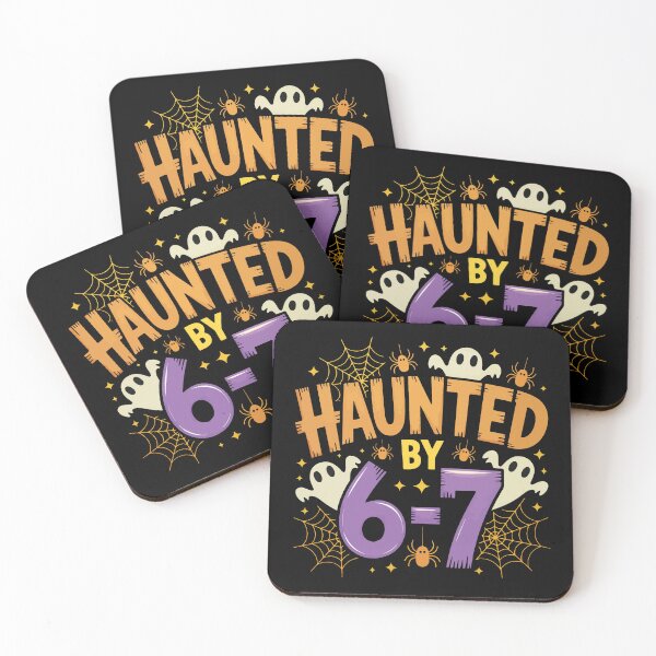 Item preview, Haunted By 6 7 Funny Meme Retro Halloween designed and sold by modoodles357.