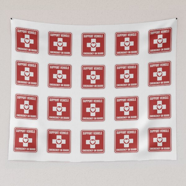 Item preview, Medical Alert & First Aid Vehicle Decal : Automotive Warning -  designed and sold by InfmsCorp.