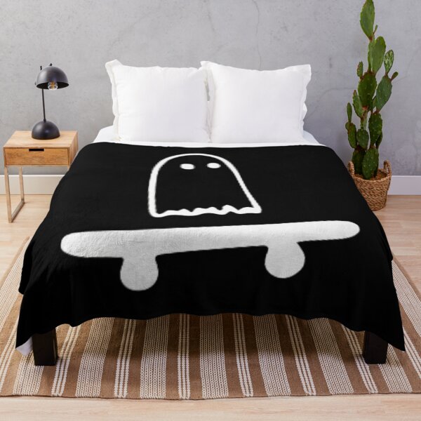 Item preview, Ghost Skateboard Lazy Halloween Costume Funny Skateboarding 		 designed and sold by fgazcbionf57.