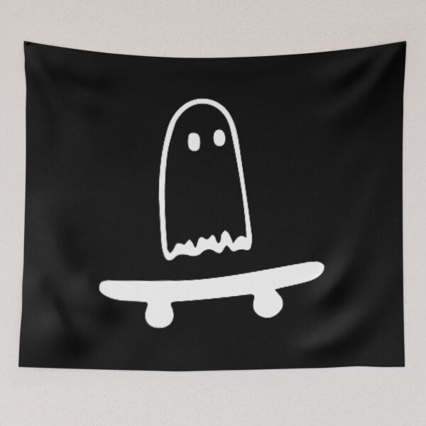 Item preview, Ghost Skateboard Lazy Halloween Costume Funny Skateboarding 		 designed and sold by fgazcbionf57.