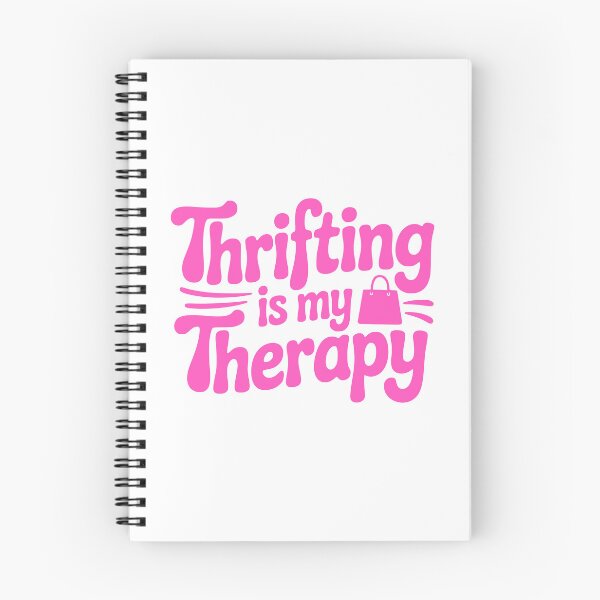 Item preview, Thrifting Is My Therapy! Pink Thrifting Girl designed and sold by PMCreative.