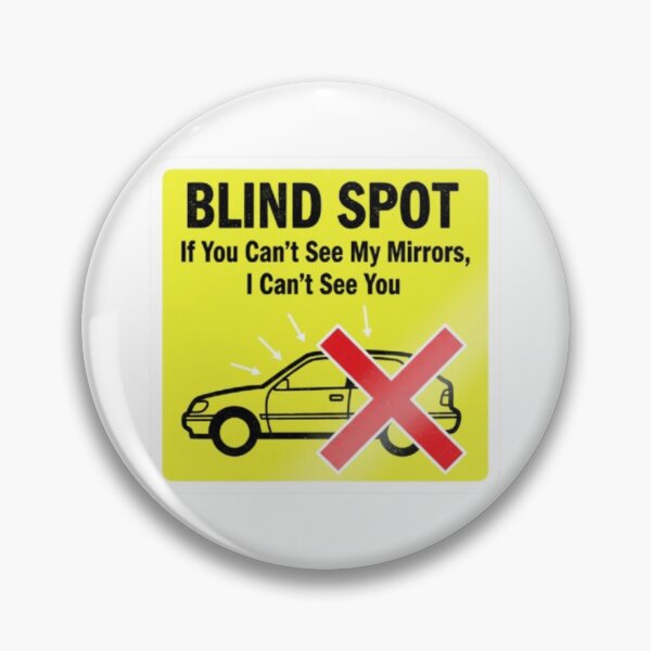 Item preview, Blind Spot Safety Warning Decal : Automotive Warning -  designed and sold by InfmsCorp.
