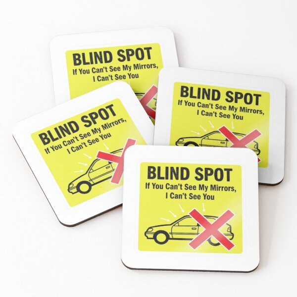 Item preview, Blind Spot Safety Warning Decal : Automotive Warning -  designed and sold by InfmsCorp.