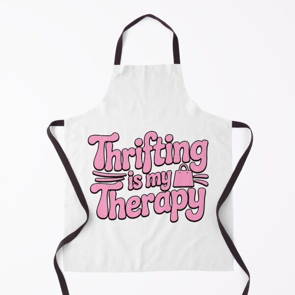 Item preview, Thrifting Is My Therapy! Pink Girly designed and sold by PMCreative.