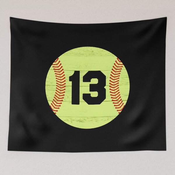 Item preview, Softball Jersey Number 13 designed and sold by aqnkkalw83.