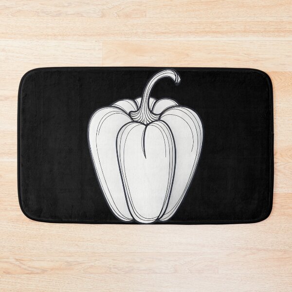 Item preview, Minimalist Line Art Bell Pepper | One-Line Drawing Vegetable Design designed and sold by VividOrganica.