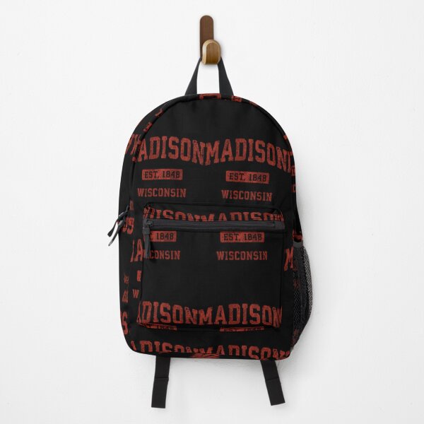 Item preview, Madison Wisconsin WI Vintage Athletic Sports Design Pullover designed and sold by epngnkaq33.
