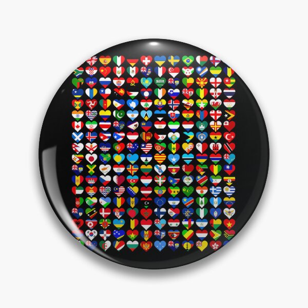 Item preview, Heart Flags of the Countries of the World Flags Unity Day 		 designed and sold by ulqvkuumg78.