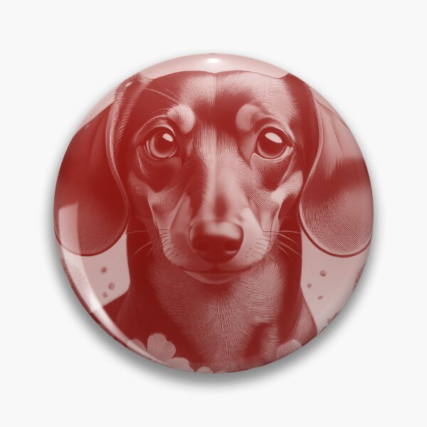 Item preview, Dottie Dachshund Soft Brown Duotone designed and sold by Kate Anderson Art.