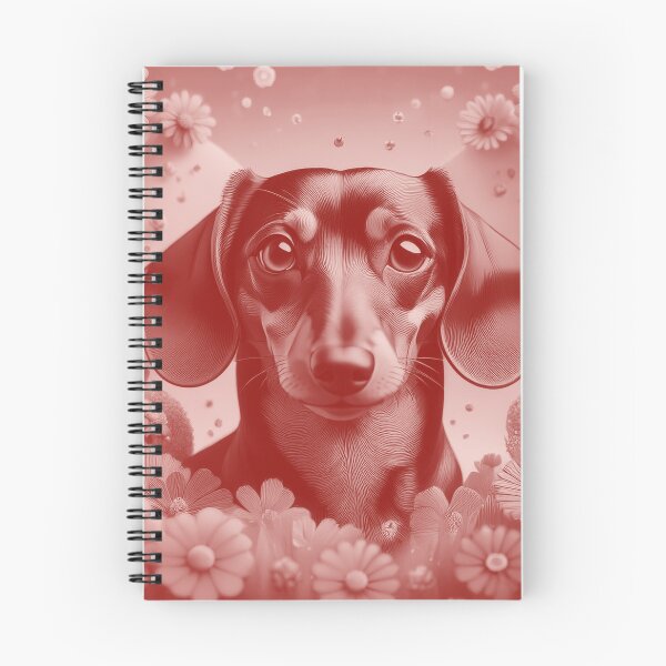 Item preview, Dottie Dachshund Soft Brown Duotone designed and sold by Kate Anderson Art.