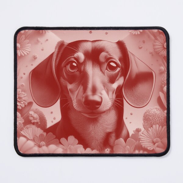 Item preview, Dottie Dachshund Soft Brown Duotone designed and sold by Kate Anderson Art.