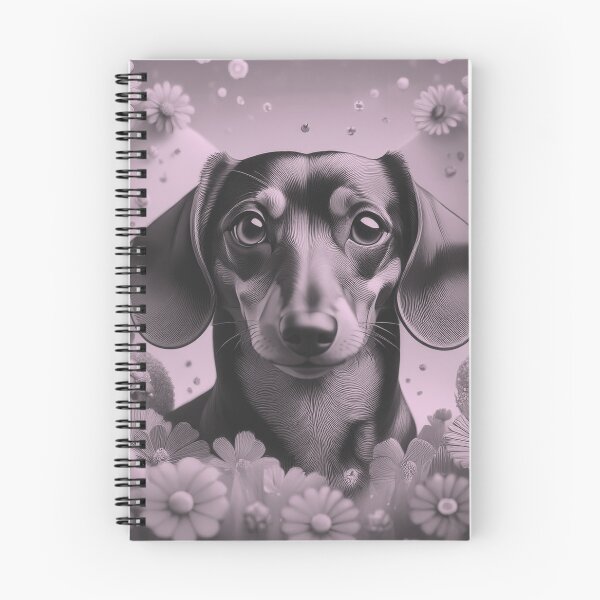 Item preview, Dottie Dachshund Soft Pink Duotone designed and sold by Kate Anderson Art.