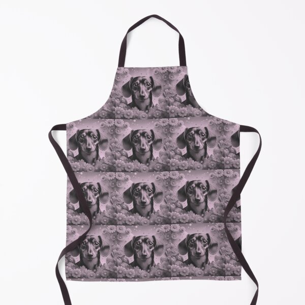 Item preview, Dottie Dachshund Soft Pink Duotone designed and sold by Kate Anderson Art.