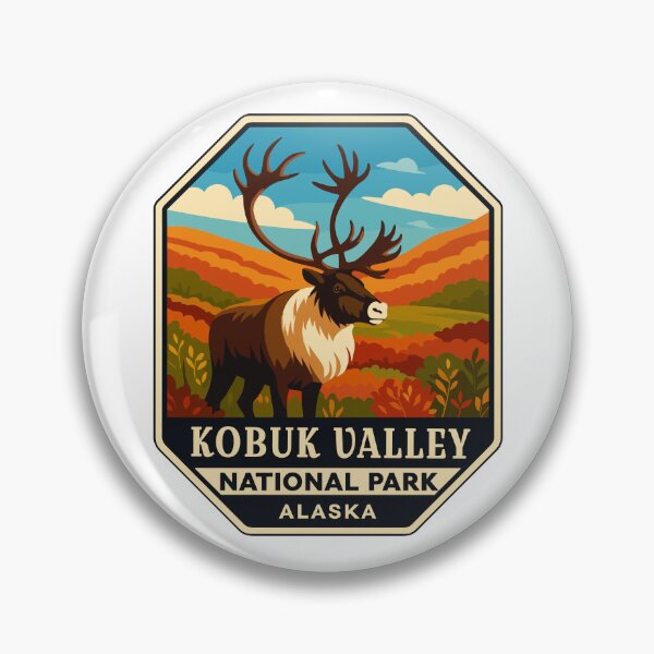 Item preview, Kobuk Valley National Park Retro Sticker designed and sold by Ismeal Von.