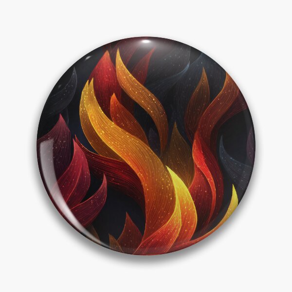 Item preview, Fire Pattern Design – Stylized Flame Wave Pattern Illustration designed and sold by Meiersbeste.
