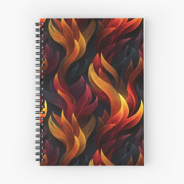 Item preview, Fire Pattern Design – Stylized Flame Wave Pattern Illustration designed and sold by Meiersbeste.