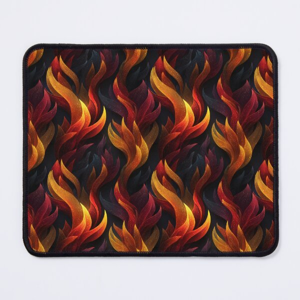 Item preview, Fire Pattern Design – Stylized Flame Wave Pattern Illustration designed and sold by Meiersbeste.