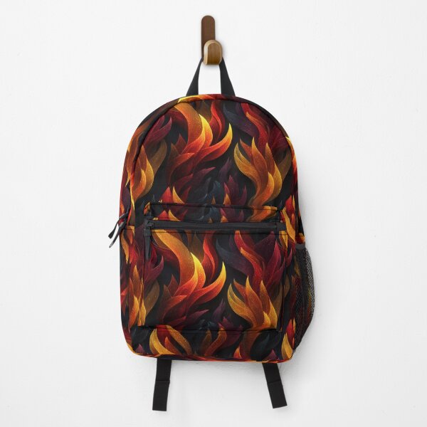 Item preview, Fire Pattern Design – Stylized Flame Wave Pattern Illustration designed and sold by Meiersbeste.