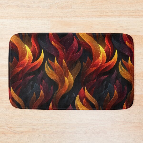 Item preview, Fire Pattern Design – Stylized Flame Wave Pattern Illustration designed and sold by Meiersbeste.