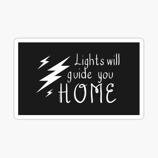Lights will guide you home - AXR Sticker
