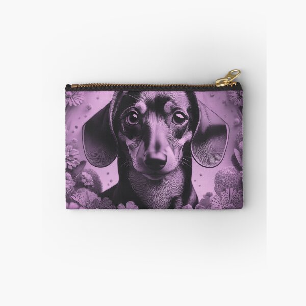 Item preview, Dottie Dachshund Pink Duotone designed and sold by Kate Anderson Art.