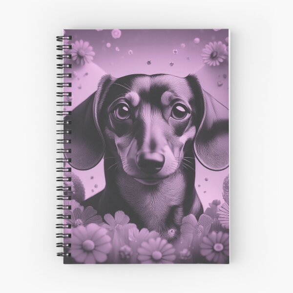 Item preview, Dottie Dachshund Pink Duotone designed and sold by Kate Anderson Art.