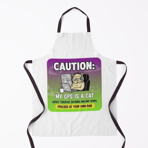 Item preview, My GPS is a Cat : Automotive Warning - designed and sold by InfmsCorp.
