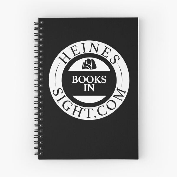 Item preview, Books in Heinessight Podcast Design Black &amp; White Logo designed and sold by CHRISSHULTZ.