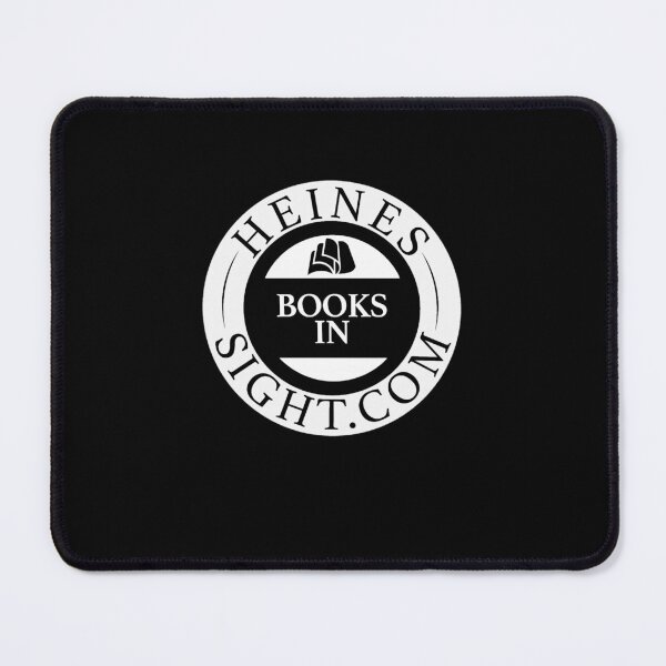 Item preview, Books in Heinessight Podcast Design Black &amp; White Logo designed and sold by CHRISSHULTZ.