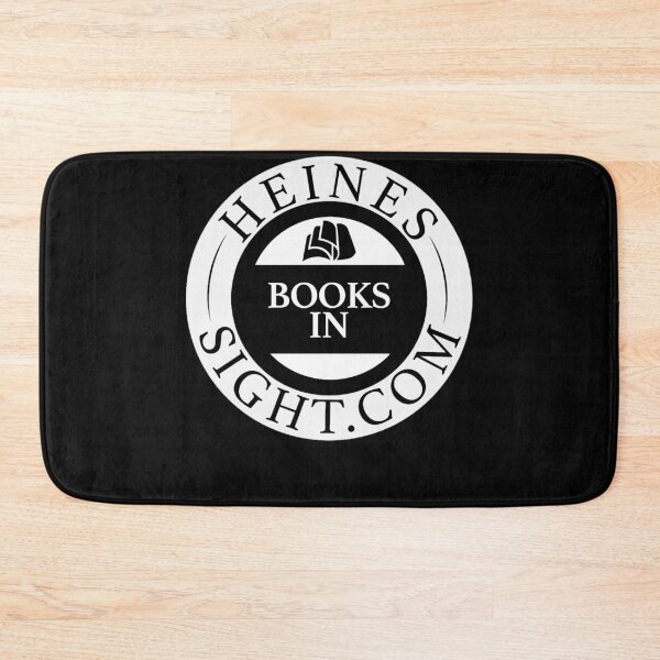 Item preview, Books in Heinessight Podcast Design Black &amp; White Logo designed and sold by CHRISSHULTZ.