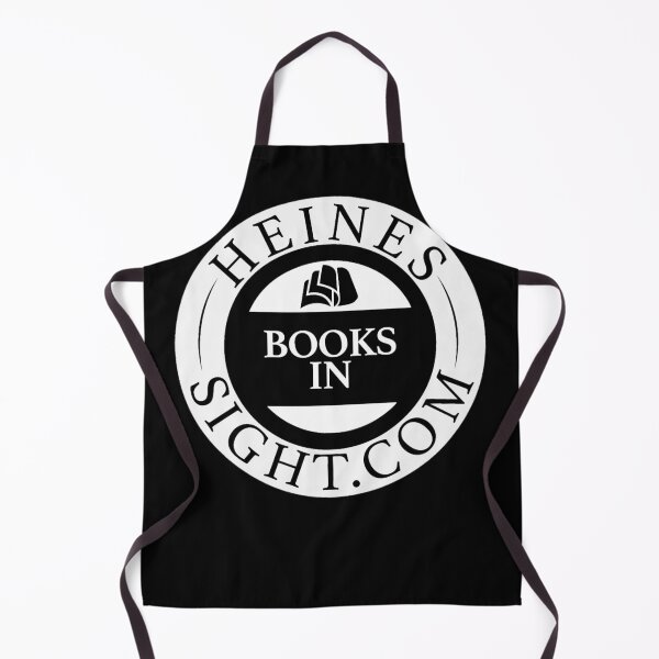 Item preview, Books in Heinessight Podcast Design Black &amp; White Logo designed and sold by CHRISSHULTZ.