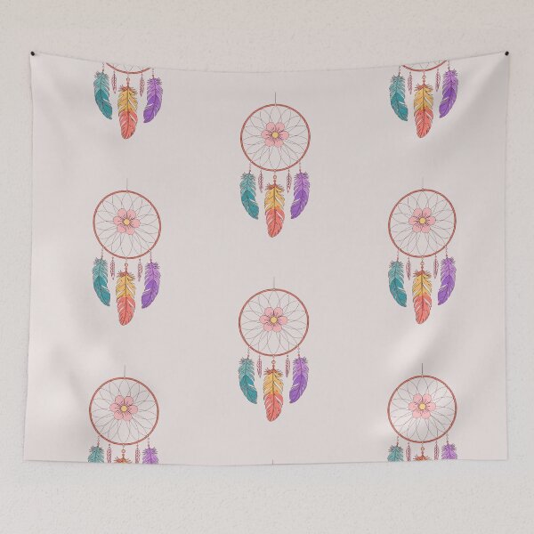 Item preview, Rainbow Dreamcatcher Lotus designed and sold by VibrArtco.