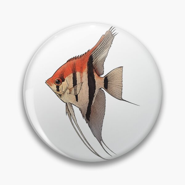 Item preview, Manacapuru Redback Angelfish (Pterophyllum scalare) designed and sold by My-Thing.