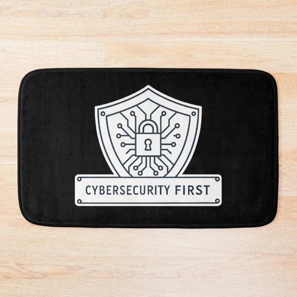 Item preview, Cybersecurity Shield Emblem – Minimalist Circuit Design designed and sold by VividOrganica.