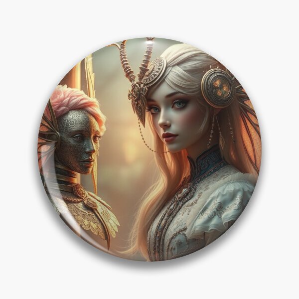 Artikelvorschau, Neo-Victorian Cyborg Fabelwesen – A mesmerizing fusion of steampunk elegance & futuristic mythology entworfen und verkauft von FotoworldEdel.