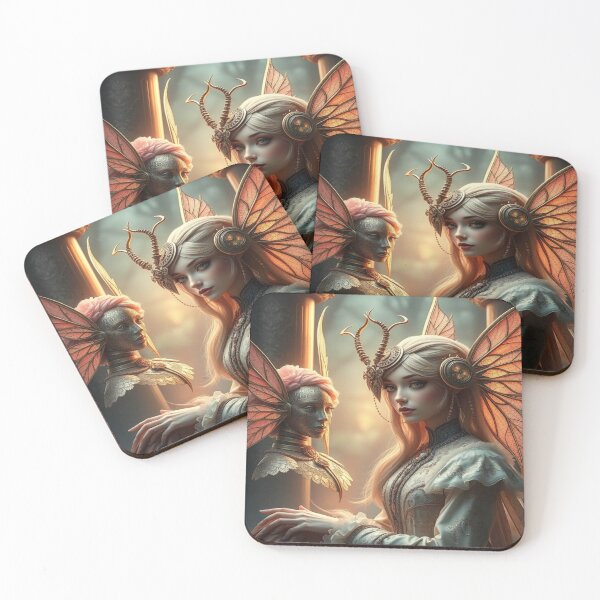 Item preview, Neo-Victorian Cyborg mythical creatures – A mesmerizing fusion of steampunk elegance & futuristic mythology designed and sold by FotoworldEdel.