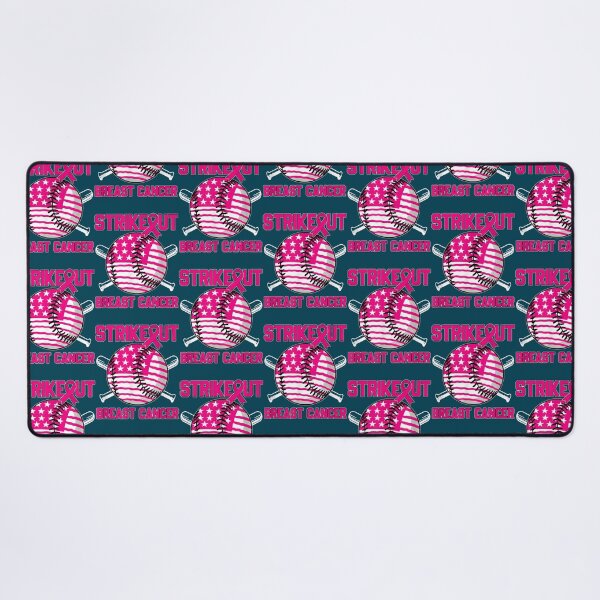 Item preview, American Flag Strikeout Breast Cancer Baseball designed and sold by SimonisJunior.
