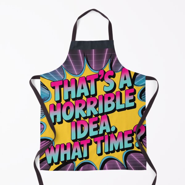 Item preview, Retro Vaporwave Funny Quote Horrible Idea Party Shirt designed and sold by EchoAtelier.