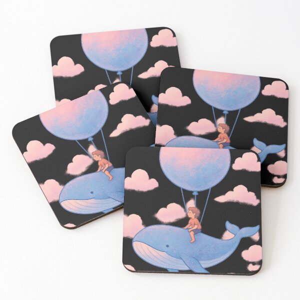 Item preview, Dreamy Whale Balloon T-Shirt – Surreal Pastel Fantasy Design designed and sold by HAFIZ-DP.