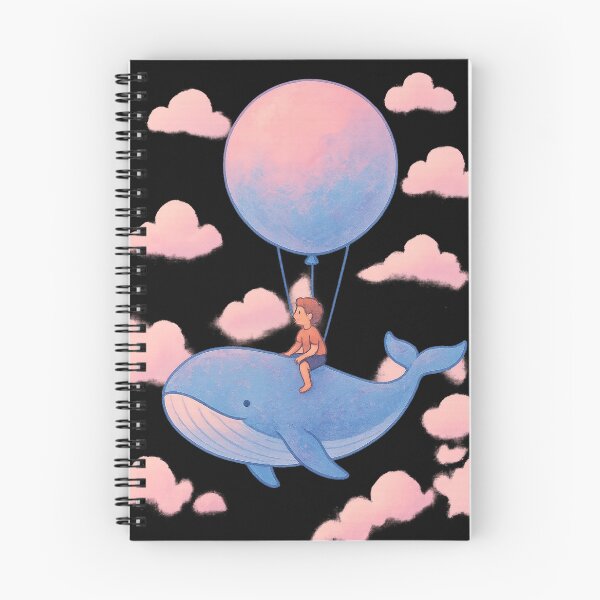 Item preview, Dreamy Whale Balloon T-Shirt – Surreal Pastel Fantasy Design designed and sold by HAFIZ-DP.