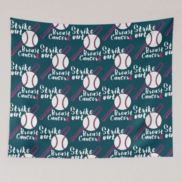 Item preview, Baseball Breast Cancer Strikeout designed and sold by SimonisJunior.