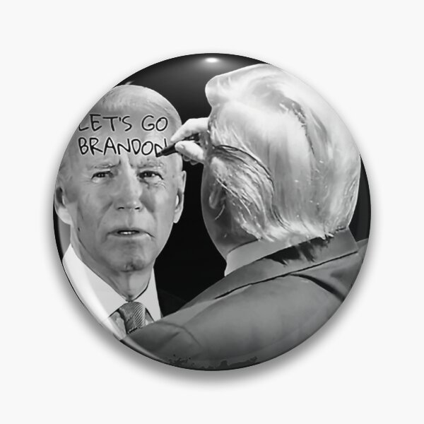 Item preview, Let's Go Brandon Trump Writes On Biden's Forehead 		 designed and sold by sgwralifmy31.
