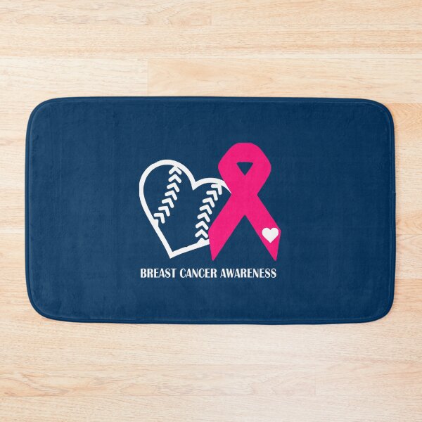 Item preview, Baseball Heart Pink Ribbon Breast Cancer Awareness designed and sold by SimonisJunior.