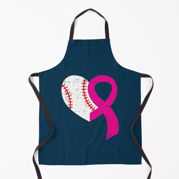 Item preview, Baseball Heart Pink Ribbon Cool Breast Cancer Awareness Gift Pullover Hoodie designed and sold by SimonisJunior.