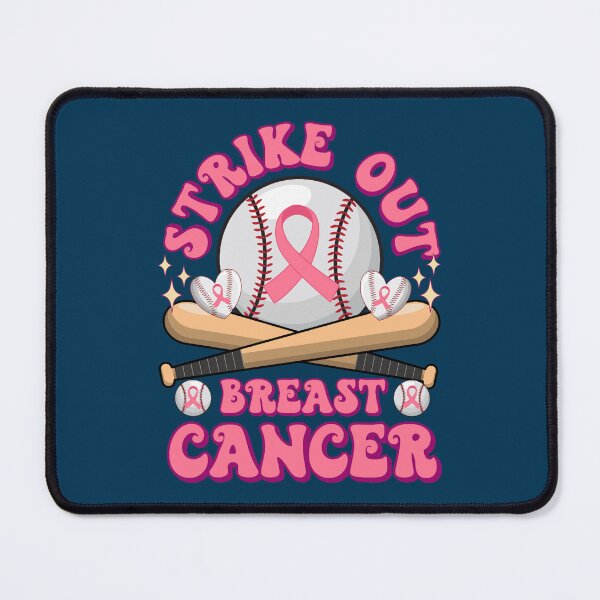 Item preview, Baseball Pink Ribbon Cancer Strike Out Breast Cancer Vintage Groovy Fight Cancer Awareness  designed and sold by SimonisJunior.